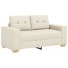 vidaXL Loveseat-Sofa Leinen 160x77x82 cm