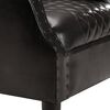 vidaXL Sessel Schwarz 62 x 58 x 65 cm Echtleder