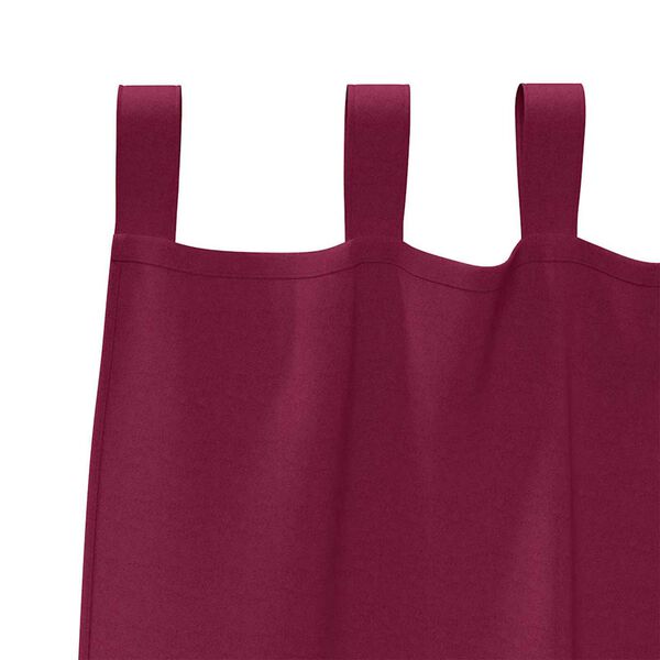 vidaXL Verdunkelungs-Vorh&auml;nge mit Ringen 2 pcs Weinrot 260 x 140 cm