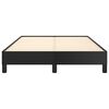 vidaXL Bettgestell ohne Matratze Schwarz 120x190 cm Kunstleder