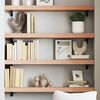 vidaXL Wandregal Hellbraun 80x20x6 cm Massivholz Eiche Behandelt