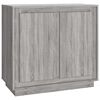 vidaXL Sideboard Grau Sonoma 80x34x75 cm Holzwerkstoff