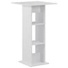 vidaXL Bartisch Wei&szlig; 60x60x110 cm