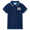 Kinder-Poloshirt Marineblau 116