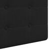 vidaXL H&auml;ngevorderseite Wandmontiert Schwarz 90 x 55 x 5 cm Stoff