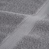 vidaXL Premium Badet&uuml;cher SOLUND 2 Stk. Grau 100x150 cm 600 g/m&sup2;