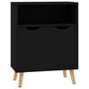vidaXL Sideboard Schwarz 60x30x72 cm Holzwerkstoff