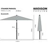 Madison Sonnenschirm Paros II Luxe 300 cm Ziegelrot