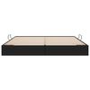 vidaXL Aufbewahrungsbett mit Matratze Schwarz 200 x 200 cm Kunstleder