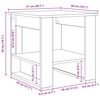 vidaXL Couchtisch Sonoma-Eiche 51 x 50 x 50 cm Holzwerkstoff