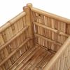 vidaXL Hochbeet Braun 110 x 35 x 70 cm Bambus