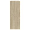 vidaXL Schuhschrank Sonoma-Eiche 80x21x57 cm Holzwerkstoff