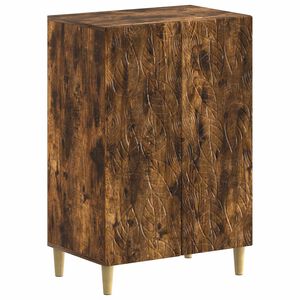 vidaXL Schuhschrank DELFT 59,5 x 39,5 x 90 cm Holzwerkstoff Raucheiche