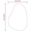 vidaXL Bereichsteppiche HUARTE Sand 160 x 230 cm Polyester