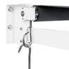 vidaXL Markise Einziehbar Anthrazit 4x3 m Stoff und Aluminium