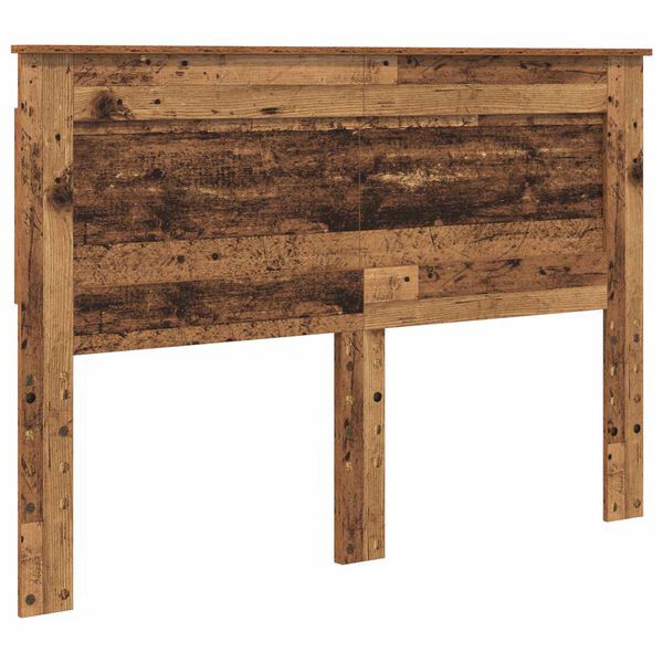 vidaXL Kopfteil mit Kopfteil Altholz 140 cm Holzwerkstoff