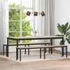 vidaXL Bank Sonoma 200 x 35 x 45 cm Holzwerkstoff