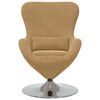 vidaXL Eiersessel Braun 63 x 73 x 90 cm Samt