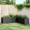 vidaXL Pflanzk&uuml;bel Schwarz 160x160x53 cm PP