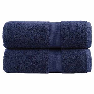 vidaXL Premium-Wascht&uuml;cher SOLUND 2 Stk. Marineblau 30x30 cm 600 g/m&sup2;