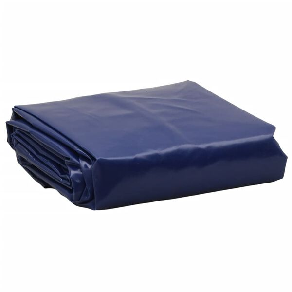 vidaXL Abdeckplane Blau &Oslash; 5 m 650 g/m&sup2;