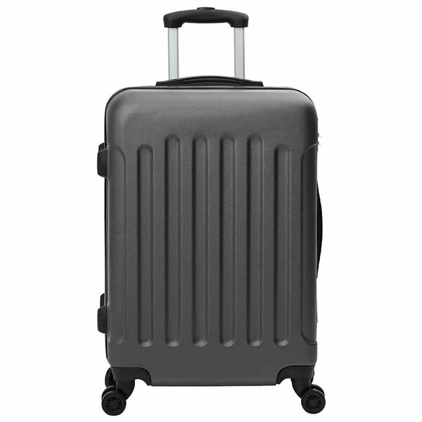 vidaXL Koffer 3 pcs Dunkelgrau 50 x 31 x 78 cm ABS Kunststoff