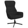 vidaXL Relaxsessel Schwarz Samt