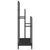 vidaXL Kleiderst&auml;nder Schwarz Eichen-Optik 60 x 30 x 100,5 cm