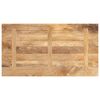 vidaXL Tischplatte 100x70x3,8 cm Rechteckig Massivholz Mango