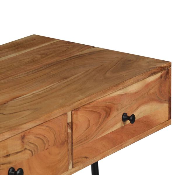 vidaXL Wandschreibtisch 90x40x170 cm Massivholz Akazie