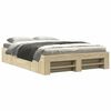 vidaXL Bettgestell ohne Matratze Sonoma-Eiche 140x200 cm Holzwerkstoff