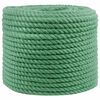 vidaXL Juteseil 10 mm Gr&uuml;n 100% Tossa Jute