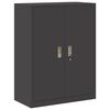 vidaXL Aufbewahrungsschrank Schwarz 80 x 40 x 105 cm Stahl
