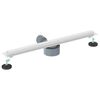 vidaXL 360&deg; Duschablauf mit slim Modell Silber 60 cm Edelstahl 304
