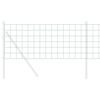 vidaXL Eurozaun Gr&uuml;n 0,6 x 10 m PVC-beschichtetes Eisen