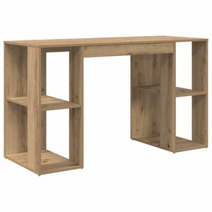 vidaXL Schreibtisch Artisan-Eiche Holzwerkstoff 130 x 50,5 x 75 cm