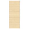 vidaXL Teppich Bambus 80x200 cm Natur