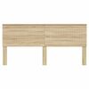 vidaXL Kopfteil mit Kopfteil Sonoma-Eiche 200 cm Holzwerkstoff