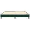 vidaXL Boxspringbettgestell Dunkelgr&uuml;n 180x200 cm Samt