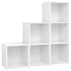 vidaXL 3-tlg. TV-Schrank-Set Wei&szlig; Holzwerkstoff