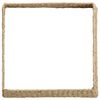 vidaXL Weihnachtsbaumkragen Braun 70 x 70 x 28 cm das Seegras