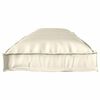 vidaXL Palettenkissenset 2 pcs Creme 150 x 40 x 8 cm Oxford-Stoff