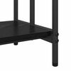 vidaXL Kleiderst&auml;nder Schwarz Eichen-Optik 90 x 30 x 100,5 cm