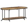 vidaXL TV-Regal 100x42x40 cm Altholz Massiv