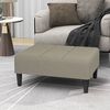 vidaXL Fu&szlig;hocker Hellgrau 78x56x32 cm Samt