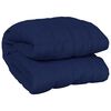 vidaXL Gewichtsdecke Blau 122x183 cm 9 kg Stoff
