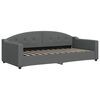 vidaXL Tagesbett Ausziehbar Dunkelgrau 90x200 cm Stoff
