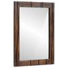 vidaXL Badezimmerm&ouml;bel-Set mit Regal 3 pcs Walnussbraun Holzwerkstoff