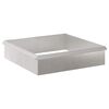vidaXL Schneckenzauns 8 stk. 100 x 3,5 x 25 cm Edelstahl Silber