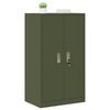 vidaXL Aufbewahrungsschrank Olive Gr&uuml;n 60 x 40 x 105 cm Stahl